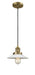 Innovations - 201C-BB-G1 - One Light Mini Pendant - Franklin Restoration - Brushed Brass