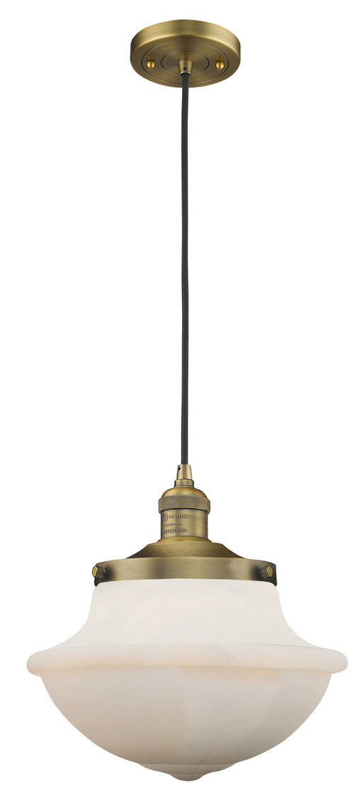 Innovations - 201C-BB-G541-LED - LED Mini Pendant - Franklin Restoration - Brushed Brass