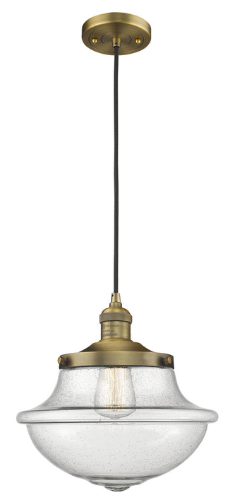 Innovations - 201C-BB-G544 - One Light Mini Pendant - Franklin Restoration - Brushed Brass