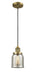 Innovations - 201C-BB-G58-LED - LED Mini Pendant - Franklin Restoration - Brushed Brass