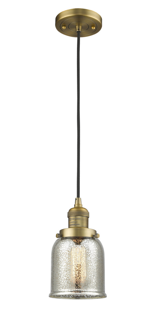 Innovations - 201C-BB-G58-LED - LED Mini Pendant - Franklin Restoration - Brushed Brass