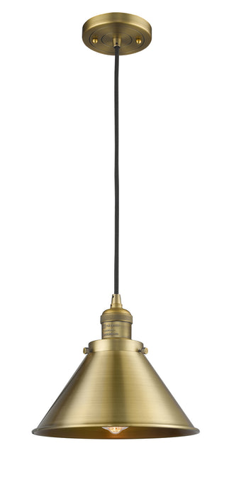 Innovations - 201C-BB-M10-BB - One Light Mini Pendant - Franklin Restoration - Brushed Brass