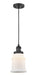 Innovations - 201C-BK-G181 - One Light Mini Pendant - Franklin Restoration - Matte Black