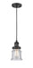 Innovations - 201C-BK-G184S-LED - LED Mini Pendant - Franklin Restoration - Matte Black