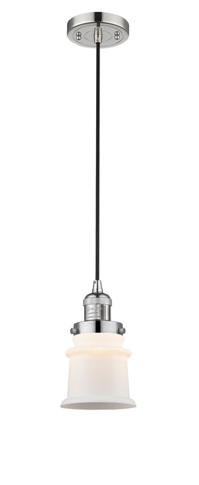 Innovations - 201C-PN-G181S - One Light Mini Pendant - Franklin Restoration - Polished Nickel