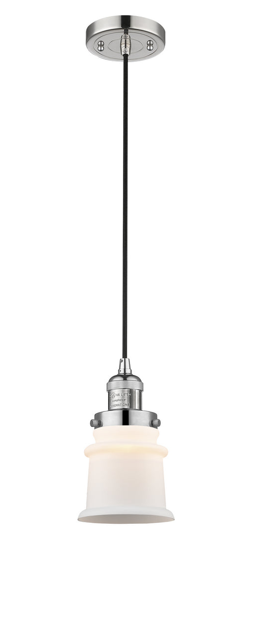 Innovations - 201C-PN-G181S - One Light Mini Pendant - Franklin Restoration - Polished Nickel