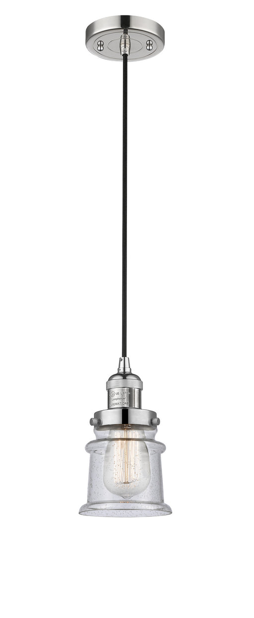 Innovations - 201C-PN-G184S - One Light Mini Pendant - Franklin Restoration - Polished Nickel