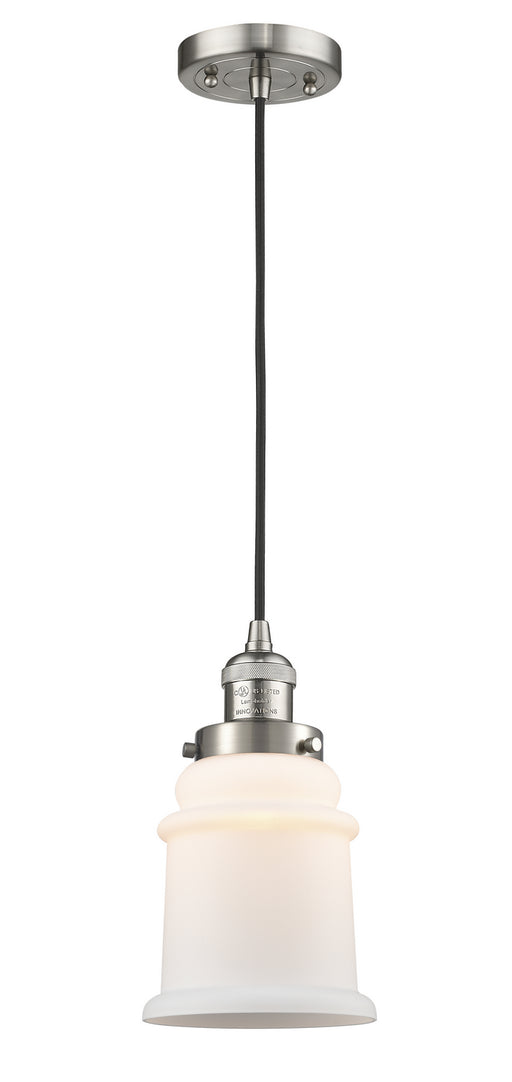 Innovations - 201C-SN-G181-LED - LED Mini Pendant - Franklin Restoration - Brushed Satin Nickel