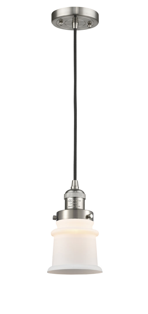 Innovations - 201C-SN-G181S - One Light Mini Pendant - Franklin Restoration - Brushed Satin Nickel