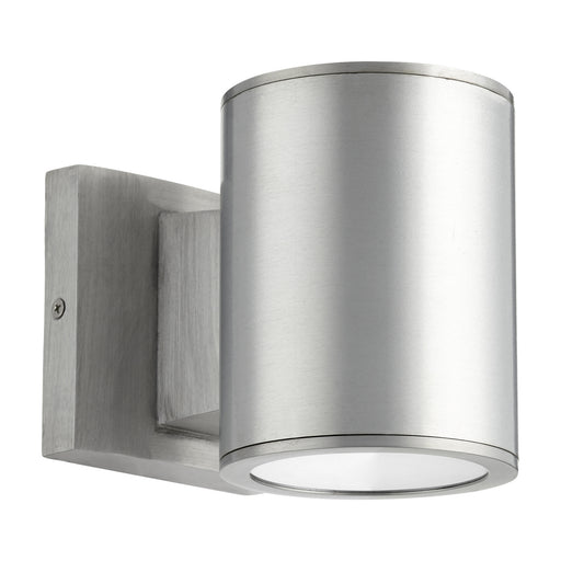Quorum - 920-2-16 - LED Outdoor Wall Lantern - Cylinder - Brushed Aluminum