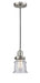 Innovations - 201C-SN-G184S-LED - LED Mini Pendant - Franklin Restoration - Brushed Satin Nickel