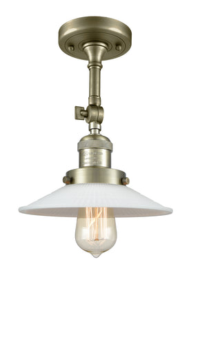 One Light Semi-Flush Mount