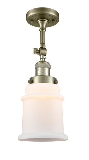 One Light Semi-Flush Mount