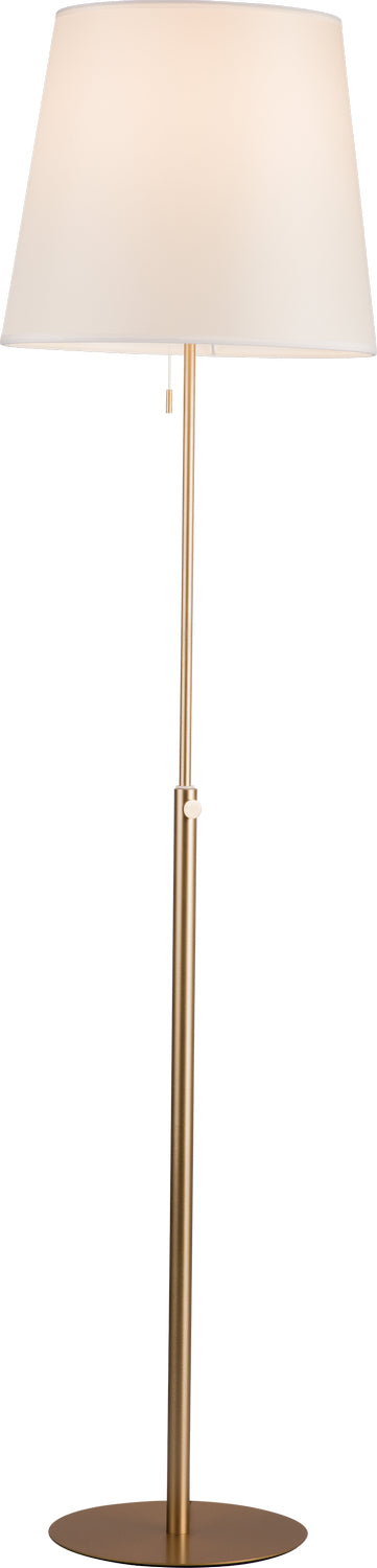 PageOne - PF050006-BC/WH - One Light Floor Lamp - Vera - Brushed Champagne