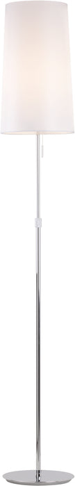 PageOne - PF050482-CM/WH - One Light Floor Lamp - Sleeker - Polished Chrome