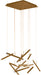 PageOne - PP020237-BC - LED Chandelier - Seesaw - Brushed Champagne