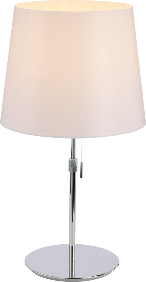 PageOne - PT040743-CM/WH - One Light Table Lamp - Sleeker - Polished Chrome