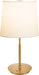 PageOne - PT140919-BC/WH - LED Table Lamp - Venus - Brushed Champagne