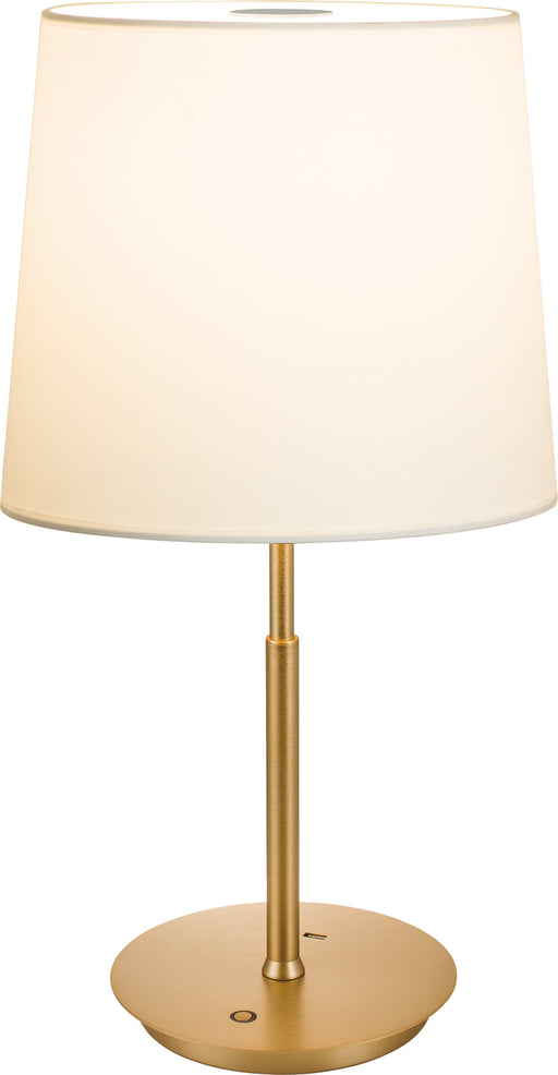 PageOne - PT140919-BC/WH - LED Table Lamp - Venus - Brushed Champagne