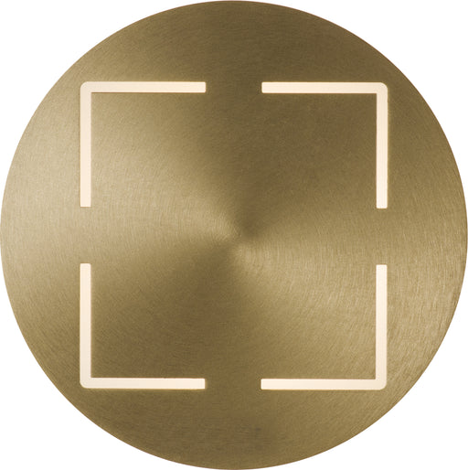 PageOne - PW131138-BC - LED Wall Sconce - Shield - Brushed Champagne