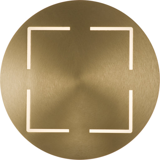PageOne - PW131140-BC - LED Wall Sconce - Shield - Brushed Champagne