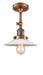 Innovations - 201F-AC-G1 - One Light Semi-Flush Mount - Franklin Restoration - Antique Copper