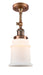 Innovations - 201F-AC-G181 - One Light Semi-Flush Mount - Franklin Restoration - Antique Copper