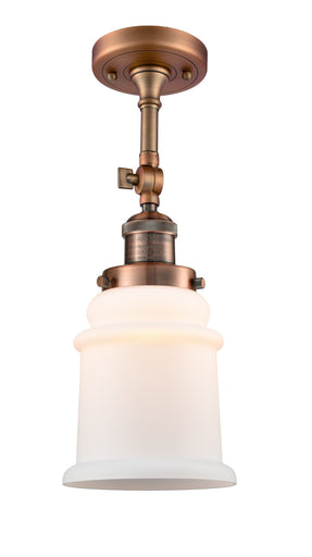 One Light Semi-Flush Mount