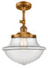 Innovations - 201F-BB-G542 - One Light Semi-Flush Mount - Franklin Restoration - Brushed Brass