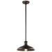 Kichler - 49982OZ - One Light Outdoor Pendant/Semi Flush Mount - Allenbury - Olde Bronze