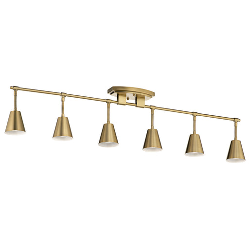 Kichler - 52130BNB - Six Light Rail Light - Sylvia - Brushed Natural Brass