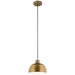 Kichler - 52152NBR - One Light Pendant - Zailey - Natural Brass
