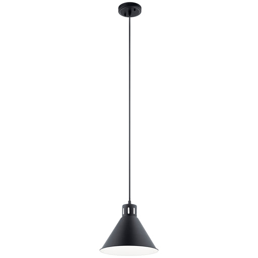Kichler - 52176BK - One Light Pendant - Zailey - Black