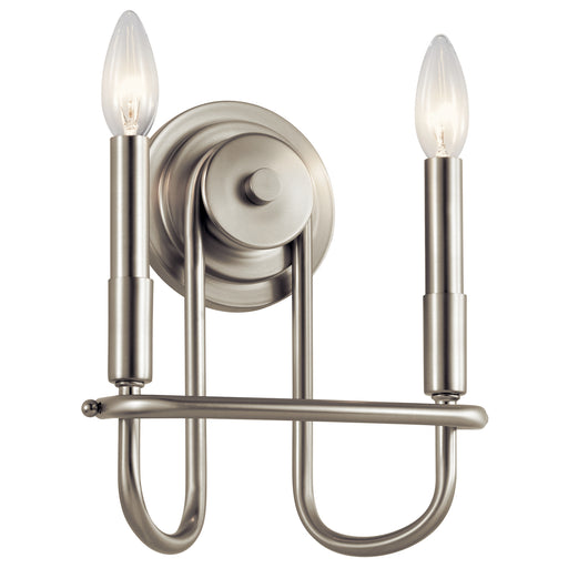 Kichler - 52308NI - Two Light Wall Sconce - Capitol Hill - Brushed Nickel