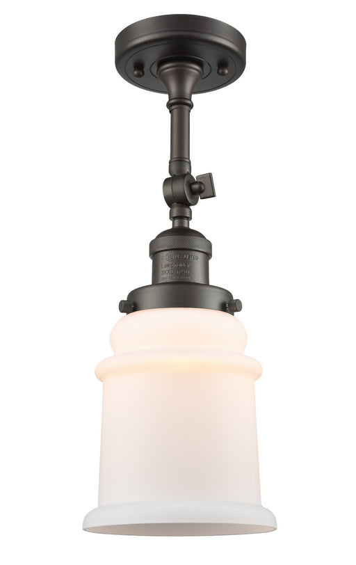 Innovations - 201F-OB-G181 - One Light Semi-Flush Mount - Franklin Restoration - Oil Rubbed Bronze