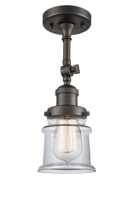 Innovations - 201F-OB-G182S - One Light Semi-Flush Mount - Franklin Restoration - Oil Rubbed Bronze