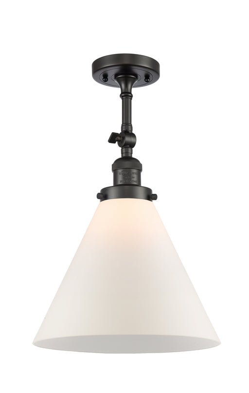 Innovations - 201F-OB-G41-L - One Light Semi-Flush Mount - Franklin Restoration - Oil Rubbed Bronze