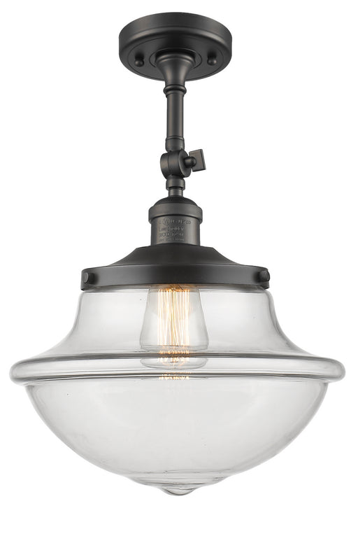 Innovations - 201F-OB-G542 - One Light Semi-Flush Mount - Franklin Restoration - Oil Rubbed Bronze