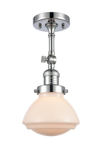 One Light Semi-Flush Mount