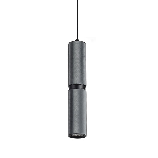 Avenue Lighting - HF1078-DGY - Pendant - Cicada - Knurled Dark Grey With Black Accents