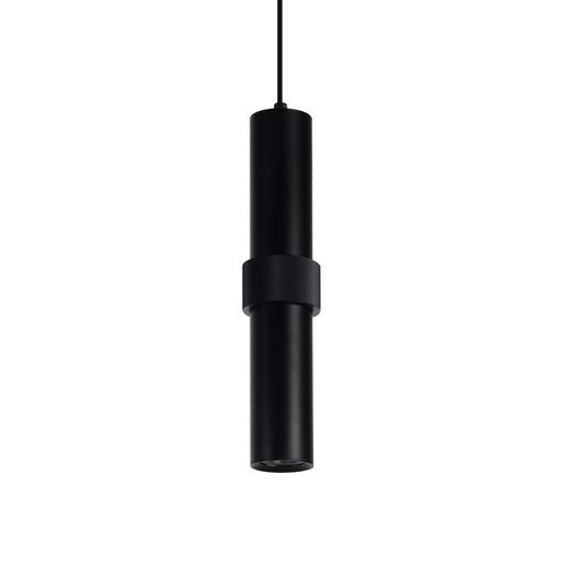 Avenue Lighting - HF1081-BLK - Pendant - Cicada - Black With Knurled Black Accent