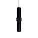 Avenue Lighting - HF1081-BLK - Pendant - Cicada - Black With Knurled Black Accent