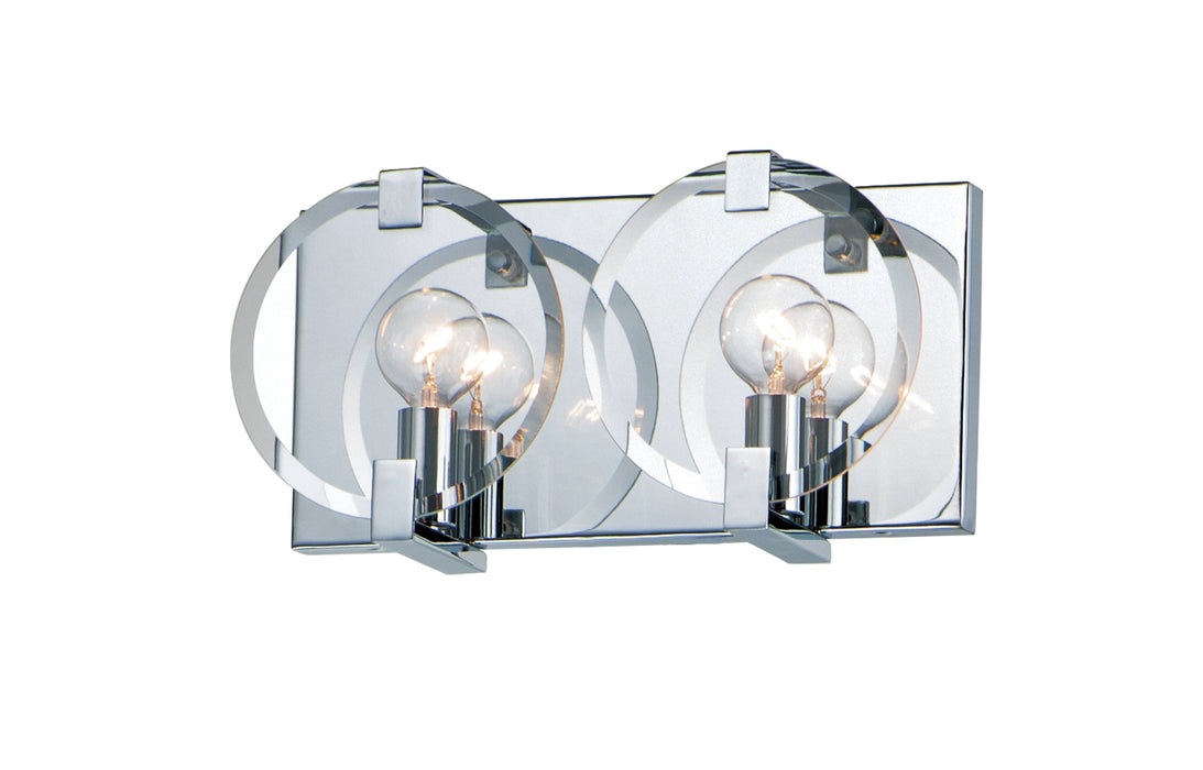 Maxim - 21292CLPC - Two Light Wall Sconce - Looking Glass - Polished Chrome