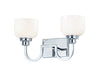 Maxim - 26062WTPC - Two Light Bath Vanity - Swale - Polished Chrome