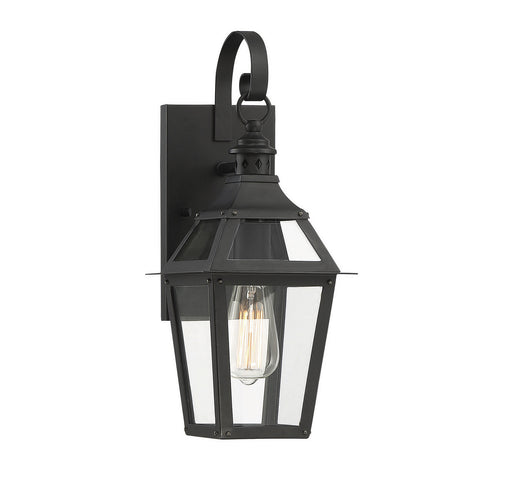 Savoy House - 5-720-153 - One Light Wall Sconce - Jackson - Black With Gold Highlighted
