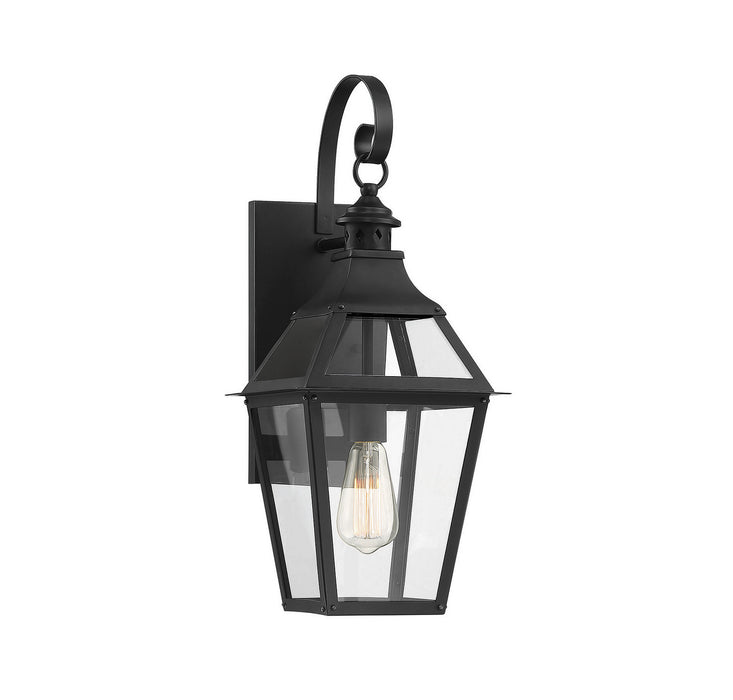 Savoy House - 5-721-153 - One Light Wall Sconce - Jackson - Black With Gold Highlighted