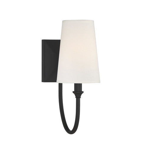 Savoy House - 9-2542-1-89 - One Light Wall Sconce - Cameron - Matte Black