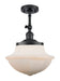 Innovations - 201F-BK-G541 - One Light Semi-Flush Mount - Franklin Restoration - Matte Black