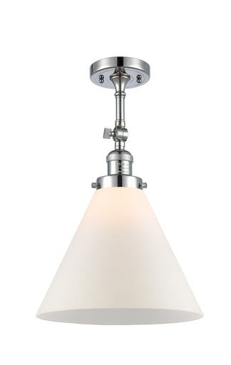 One Light Semi-Flush Mount