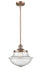 Innovations - 201S-AC-G544 - One Light Mini Pendant - Franklin Restoration - Antique Copper